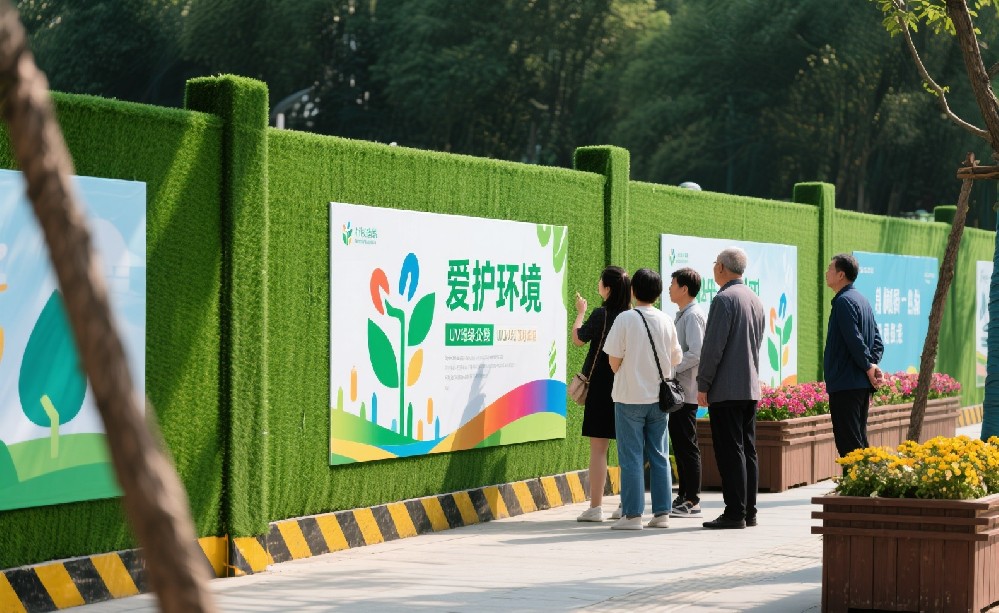 小草围挡:让城市建设与自然共生的绿色解决方案